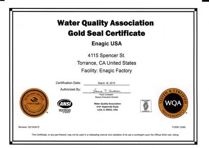 wqa kangen water certification