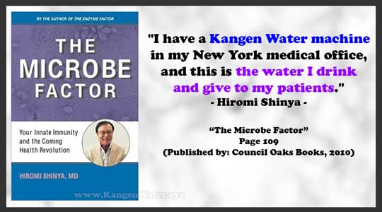 microbe factor hiromi shinya kangen water