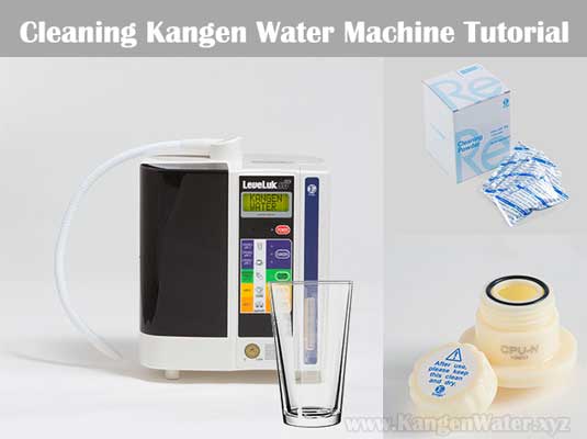 kangen water machine cleaning tutorial