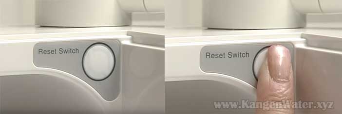 reset switch kangen water machine